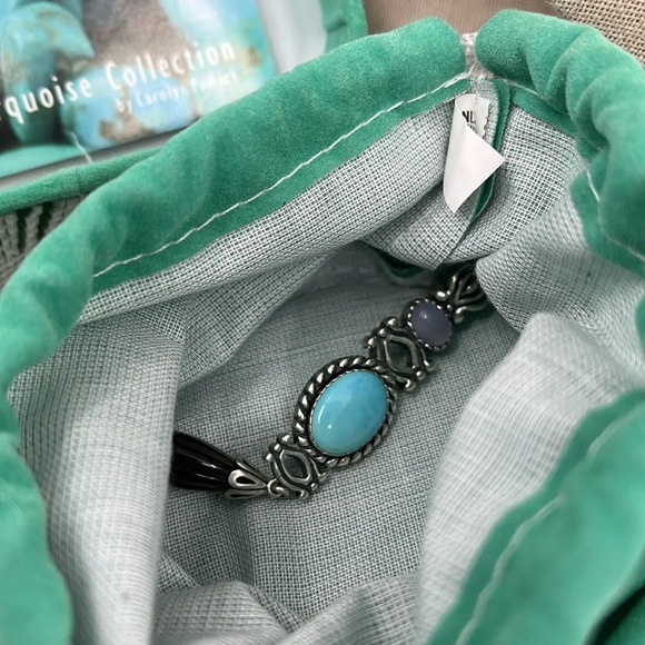 Set of Two 💙 Sincerely Southwest Sterling Silver Turquoise Pendants - Picture 13 of 16